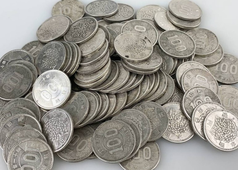 稲穂・鳳凰・昭和39年オリンピック 100円硬貨