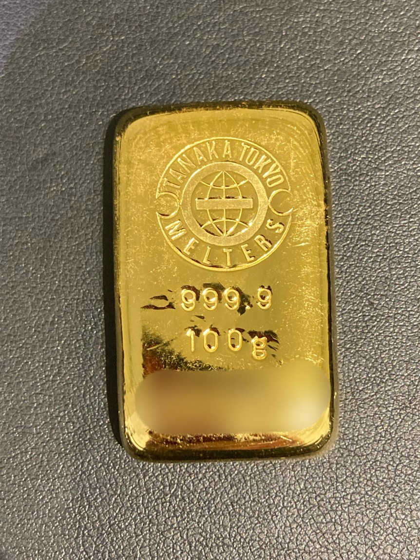 金の延べ板のお買取りをさせていただきました！！