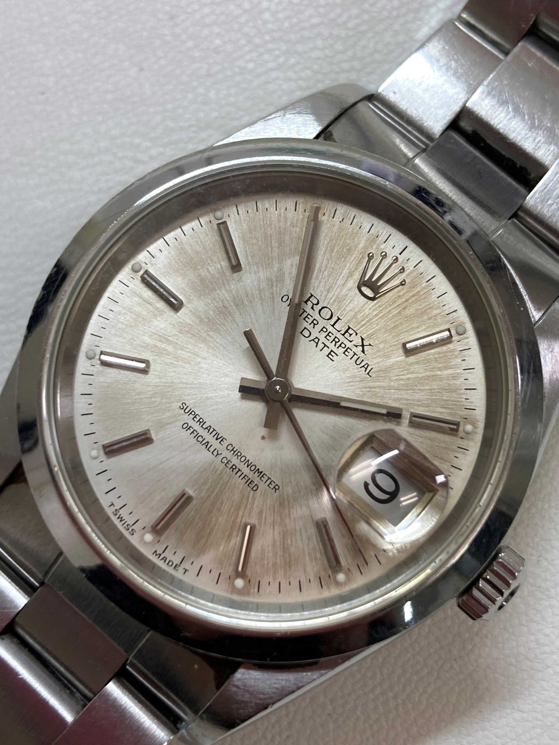 ロレックス オイスターパーペチュアルデイト 15200　自動巻き